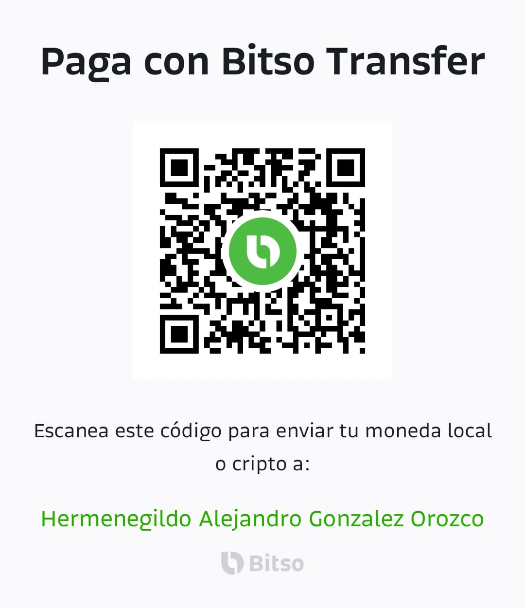 Donar con Bitso